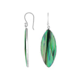AE-6238-AB Sterling Silver Earring With Abalone Shell Jewelry Bali Designs Inc